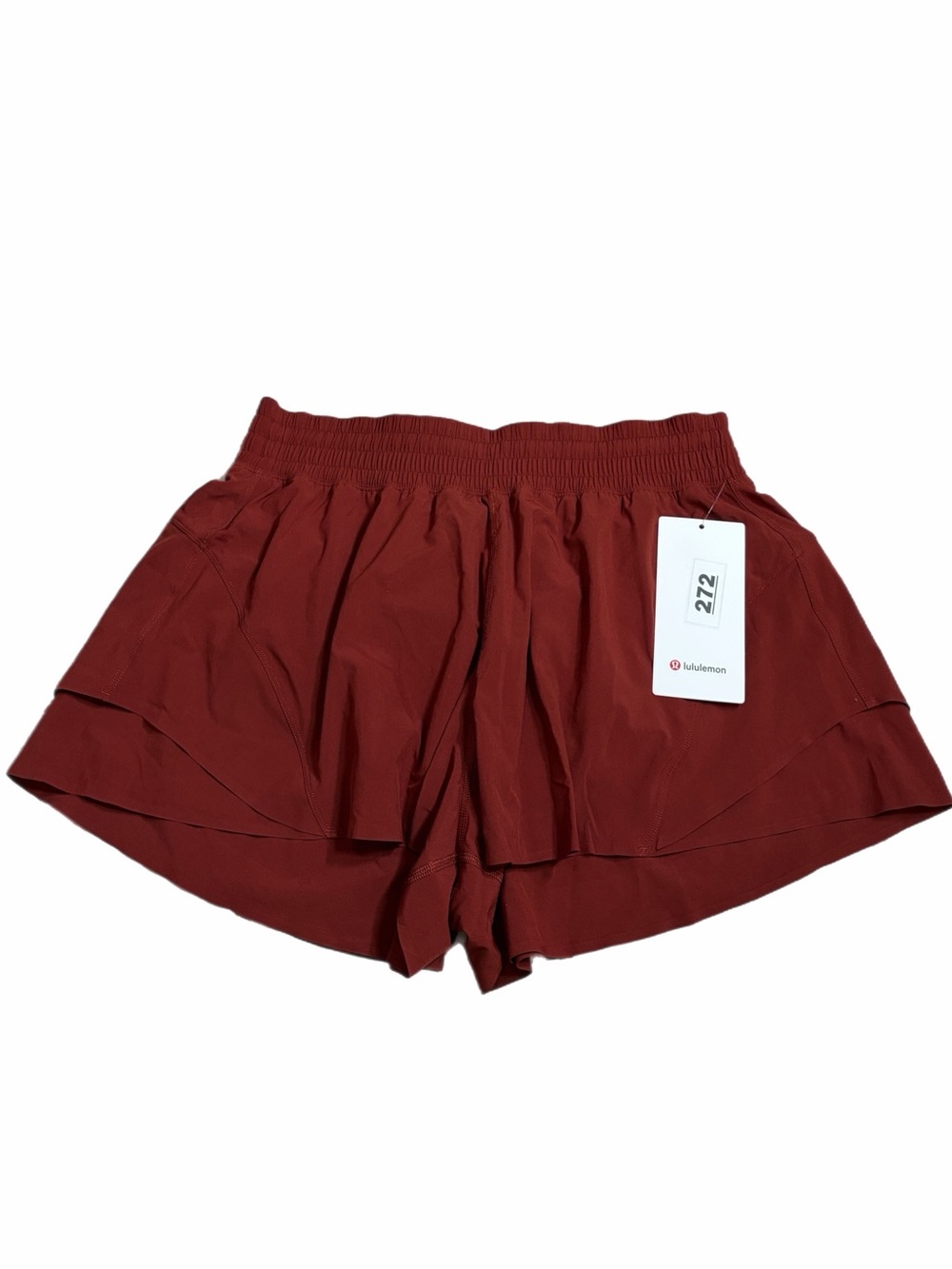 NWT Lululemon Shake It Out High-Rise Running Short 2.5" (Cranberry Charm) Size L